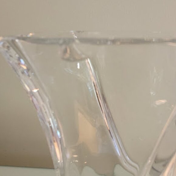Baccarat Serpentine Crystal Vase - Picture 4 of 10